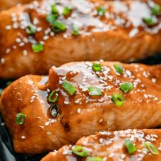 BAKED TERIYAKI SALMON