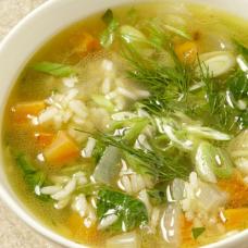 CHICKEN AND RICE SOUP