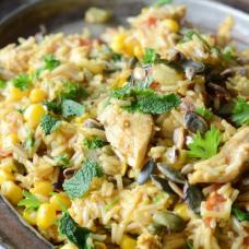 CHICKEN AND RICE PILAF