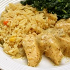 CHICKEN W/CREAMY DIJON MUSTARD SAUCE