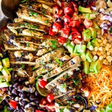 CILANTRO LIME CHICKEN TACO SALAD 