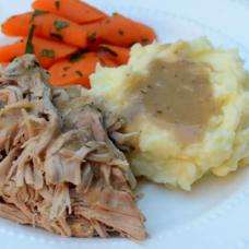 FALL-APART ROASTED PORK DINNER