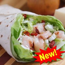 GARLIC SHRIMP CAESAR WRAP