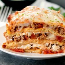 LOW CARB/KETO LASAGNA MADE W/ HOMEMADE ALMOND FLOUR LASAGNA PASTA