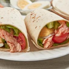 CHOPPED SALMON SALAD WRAP